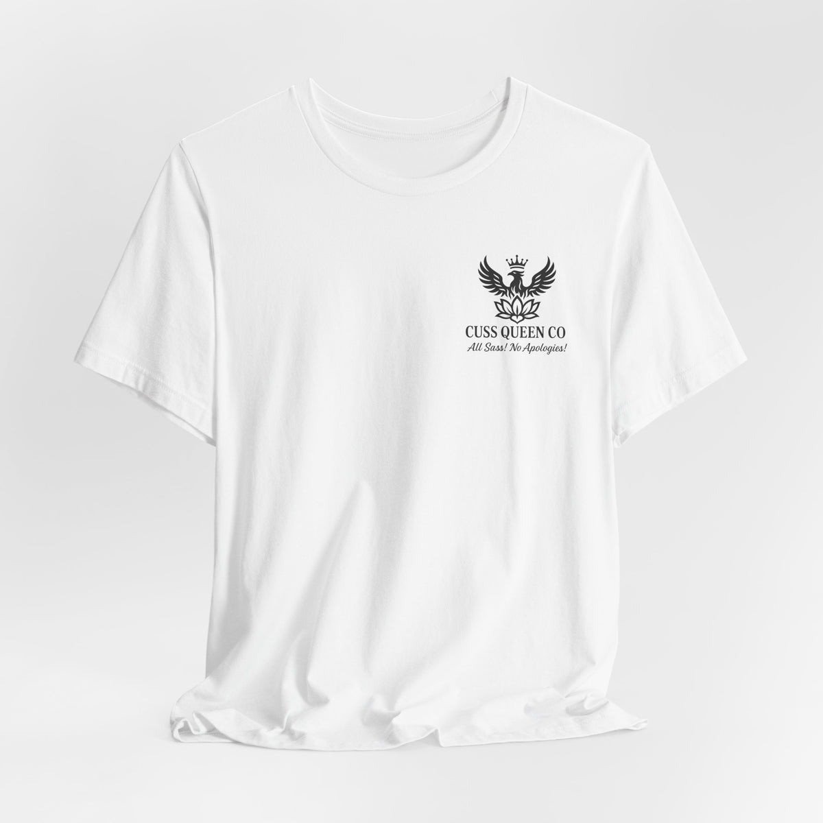 False Alarm graphic tee | Bold red text statement shirt