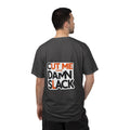 Cut Me Some Damn Slack T-shirt | Graphic Back Text, Scissors Illustration