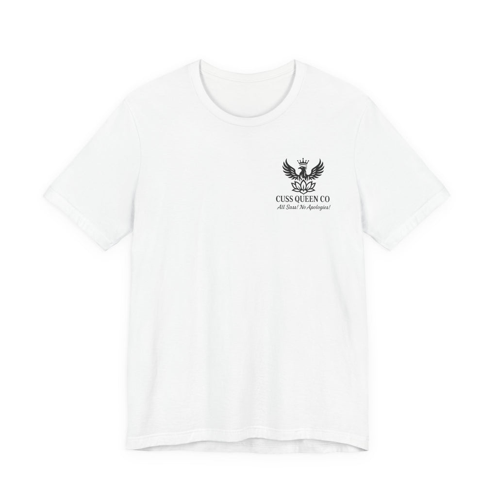 False Alarm graphic tee | Bold red text statement shirt