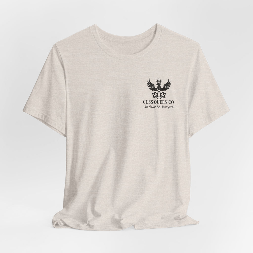 False Alarm graphic tee | Bold red text statement shirt